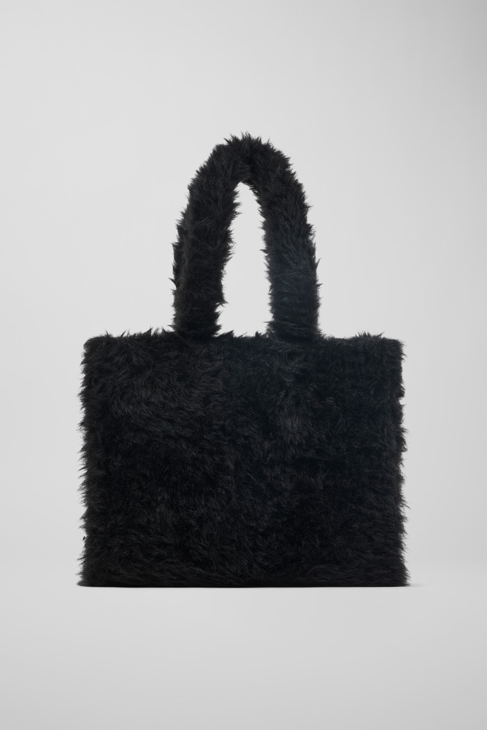 Back view of CAMPERLAB BAGS Black textured tote