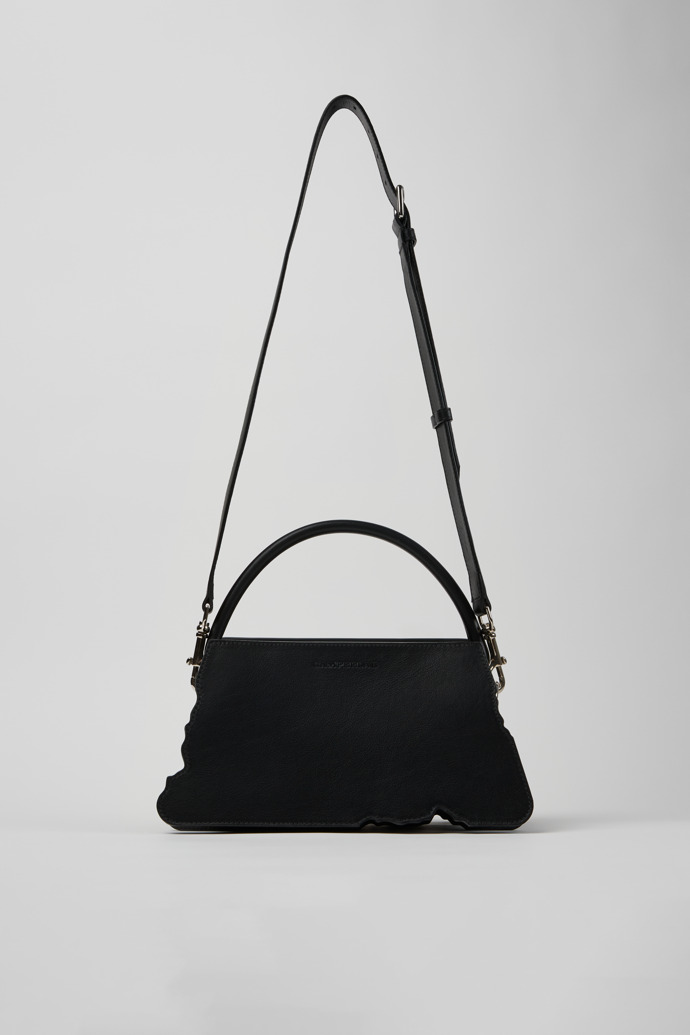 CAMPERLAB BAGS Bolso negro de piel tipo acordeón para el hombro