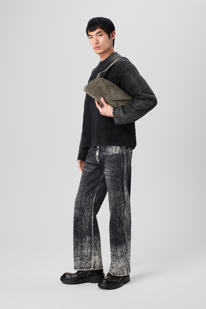 CAMPERLAB BAGS Gray suede handbag
