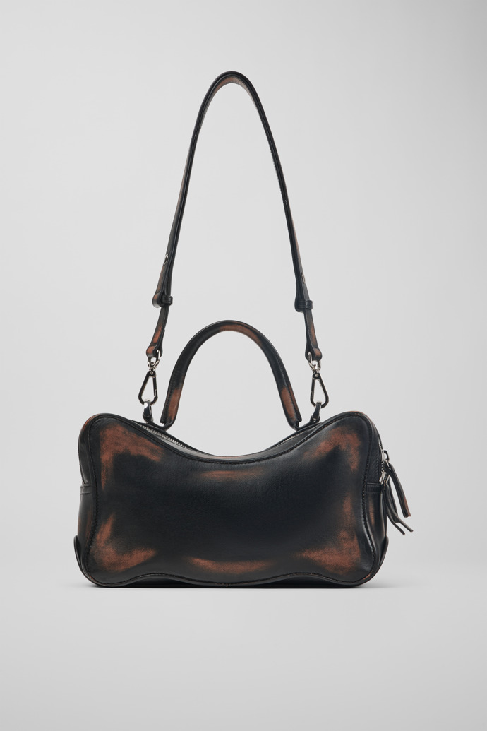 Back view of CAMPERLAB BAGS Black leather bag