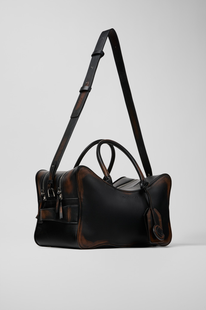 LUNSSI Bossa de pell negra