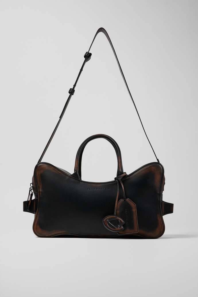 LUNSSI Bossa de pell negra