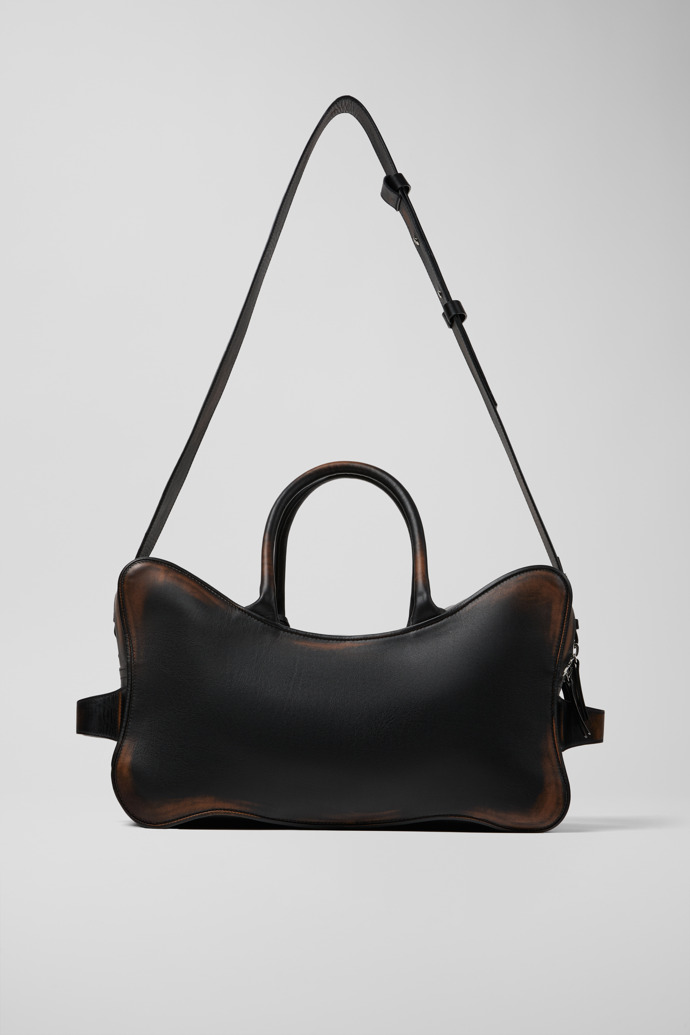 LUNSSI Bossa de pell negra