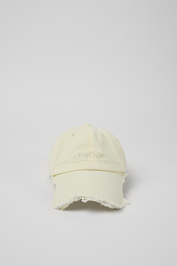 Cap Gorra de cotó de color beix (talla única)