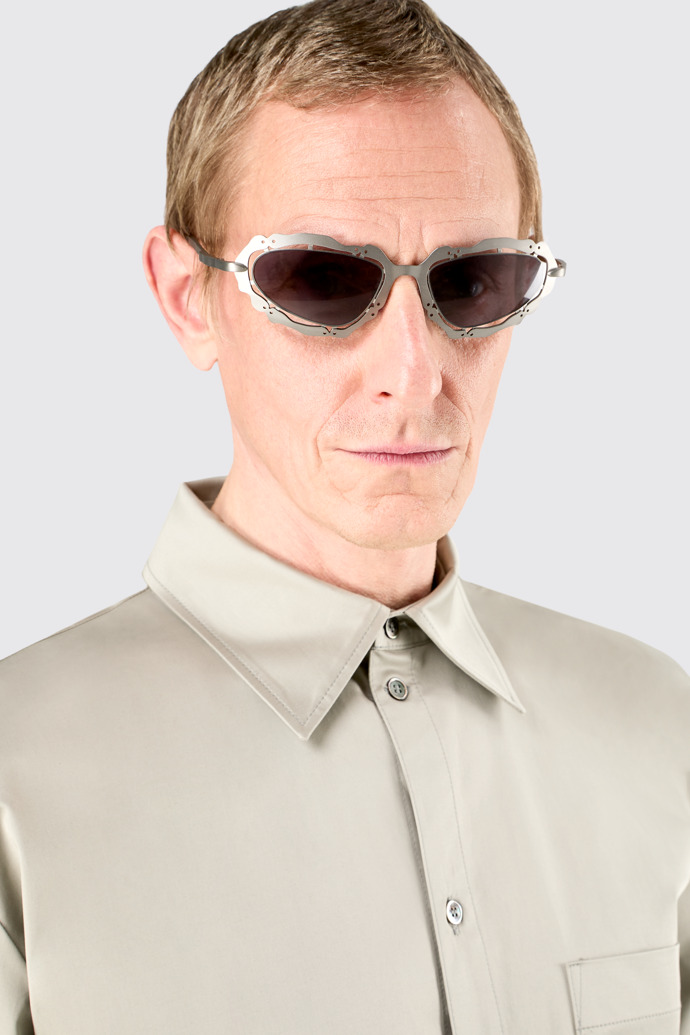NOPEA  Sunglasses Ochelari de soare metalici NOPEA, argintiu mat