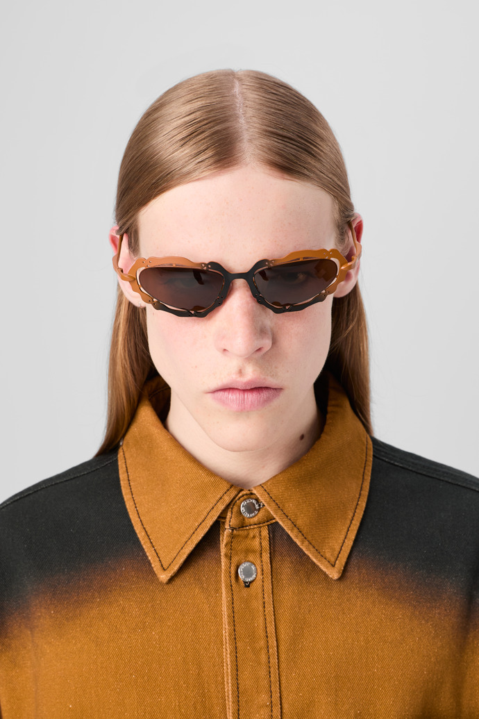 CAMPERLAB SUNGLASSES Black-terracotta NOPEA Metal Sunglasses