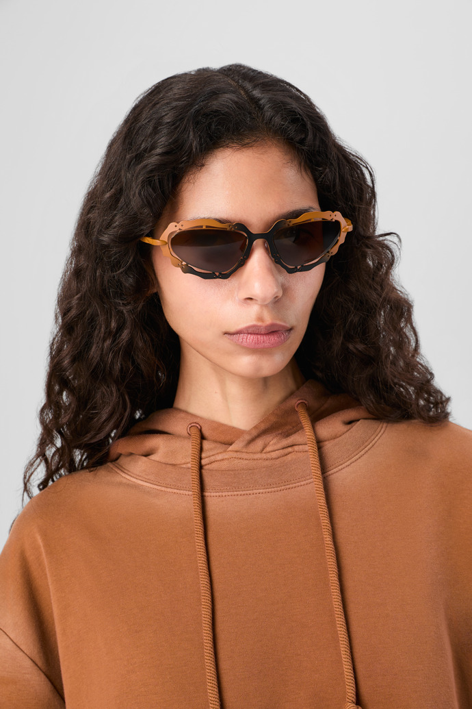 CAMPERLAB SUNGLASSES Black-terracotta NOPEA Metal Sunglasses
