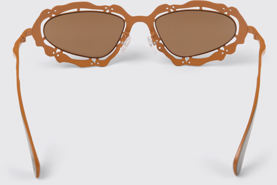 CAMPERLAB SUNGLASSES Lunettes de soleil en métal NOPEA en terracotta noire