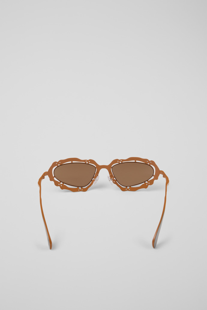 Overhead view of CAMPERLAB SUNGLASSES Black-terracotta NOPEA Metal Sunglasses