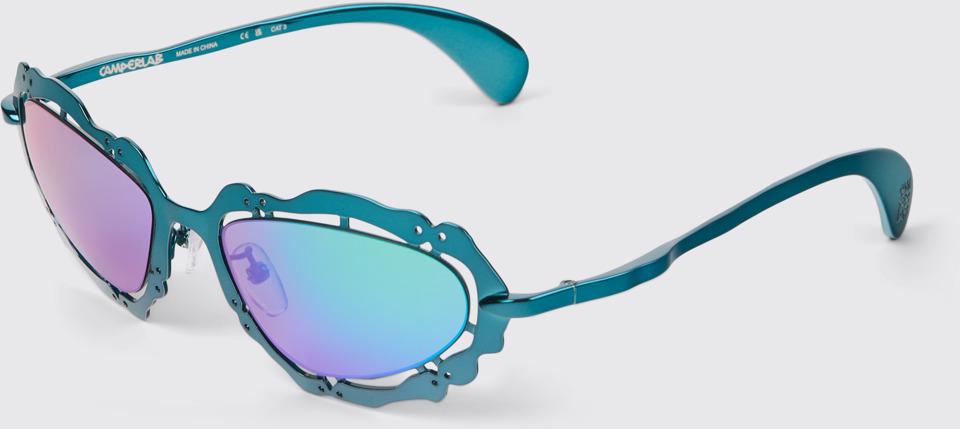 CAMPERLAB SUNGLASSES Lunettes de soleil en métal bleu-vert NOPEA