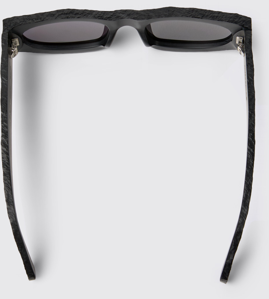 Overhead view of CAMPERLAB SUNGLASSES Black HIRMU Acetate Sunglasses