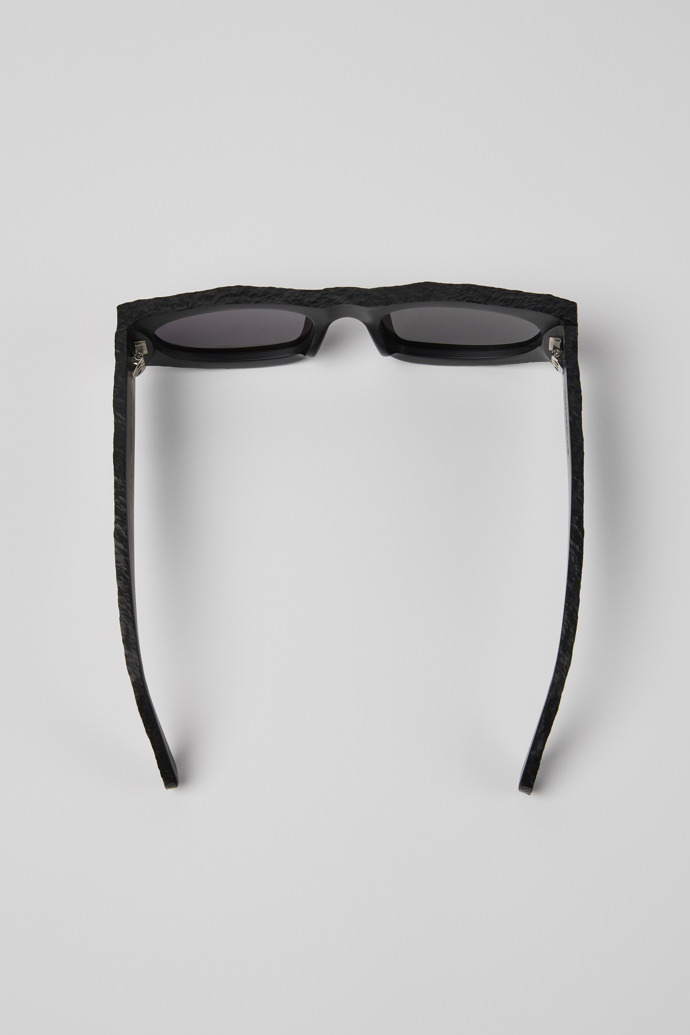 Overhead view of HIRMU Sunglasses Black HIRMU Acetate Sunglasses