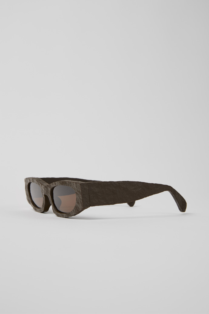 Front view of HIRMU Sunglasses Brown HIRMU Acetate Sunglasses Brown