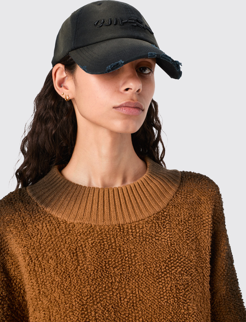 CAMPERLAB CAP Casquette teintée en noir