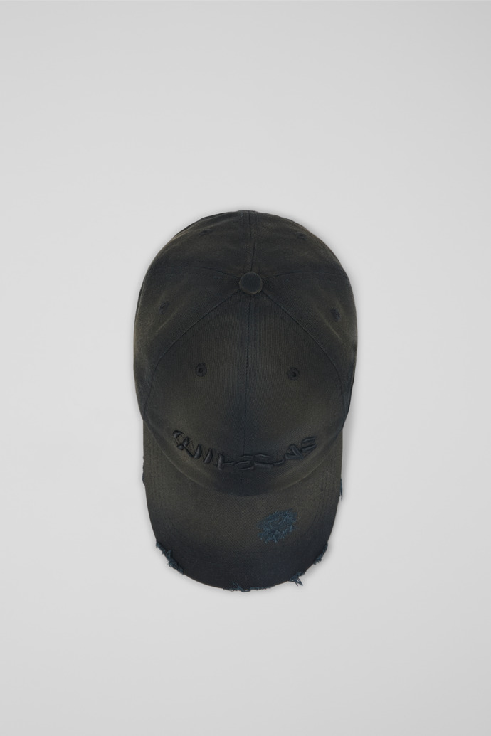 CAMPERLAB CAP Gorra negra efecto espray