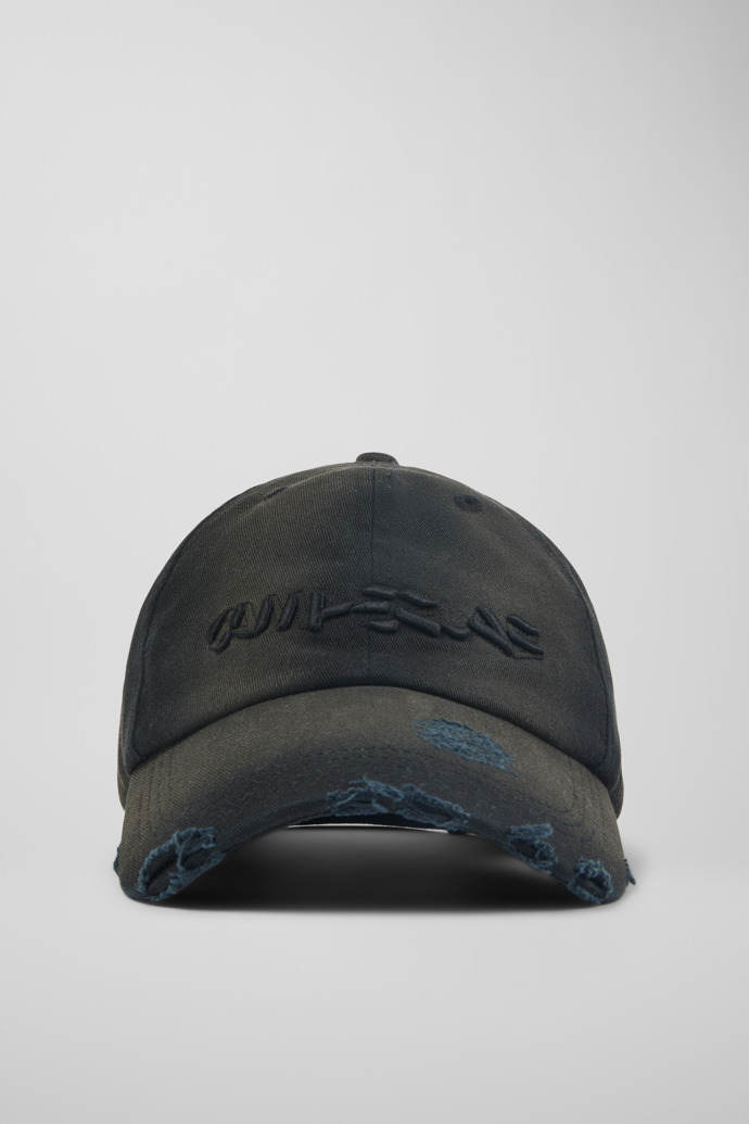 CAMPERLAB CAP Gorra negra efecto espray