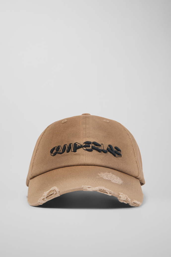 CAMPERLAB CAP Cappellino beige effetto spray
