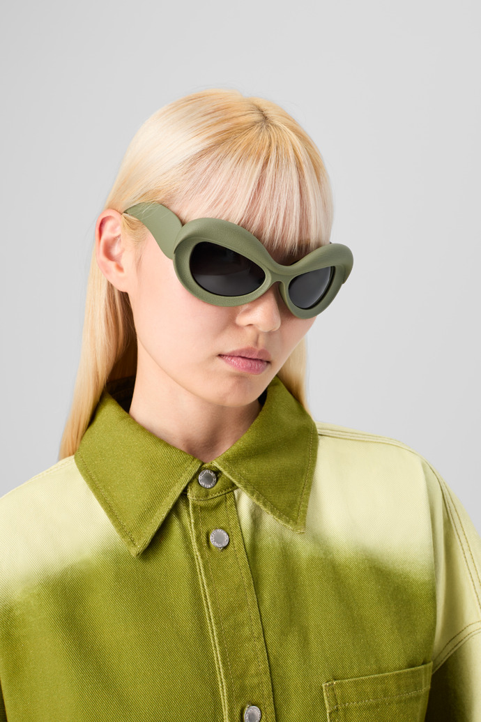 CAMPERLAB SUNGLASSES Green PULLA Acetate Sunglasses