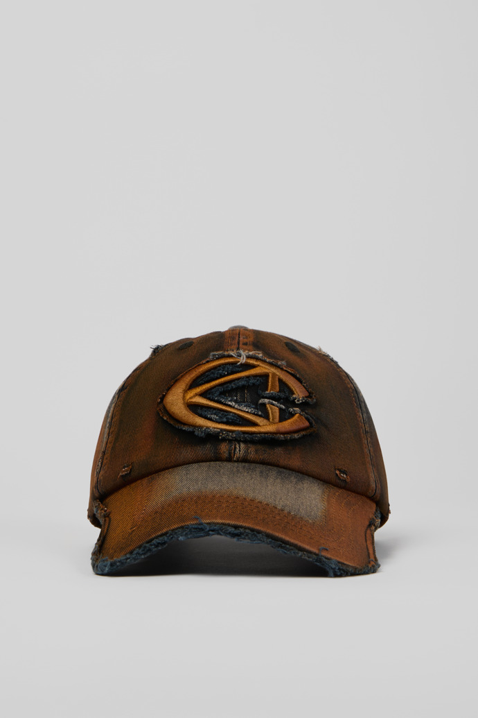 DISTORTED WASHED SPRAYED CAP BEIGE