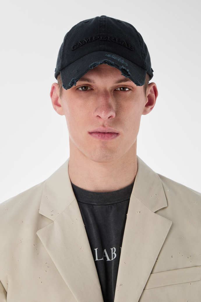 LOGO CAP Verblasstes Schwarz