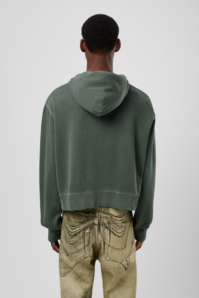 Hoodie Sudadera con capucha de algodón verde