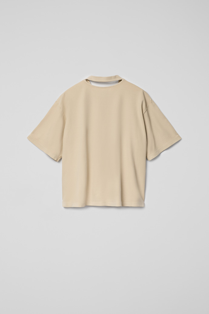 T-Shirt Camiseta de algodón beige