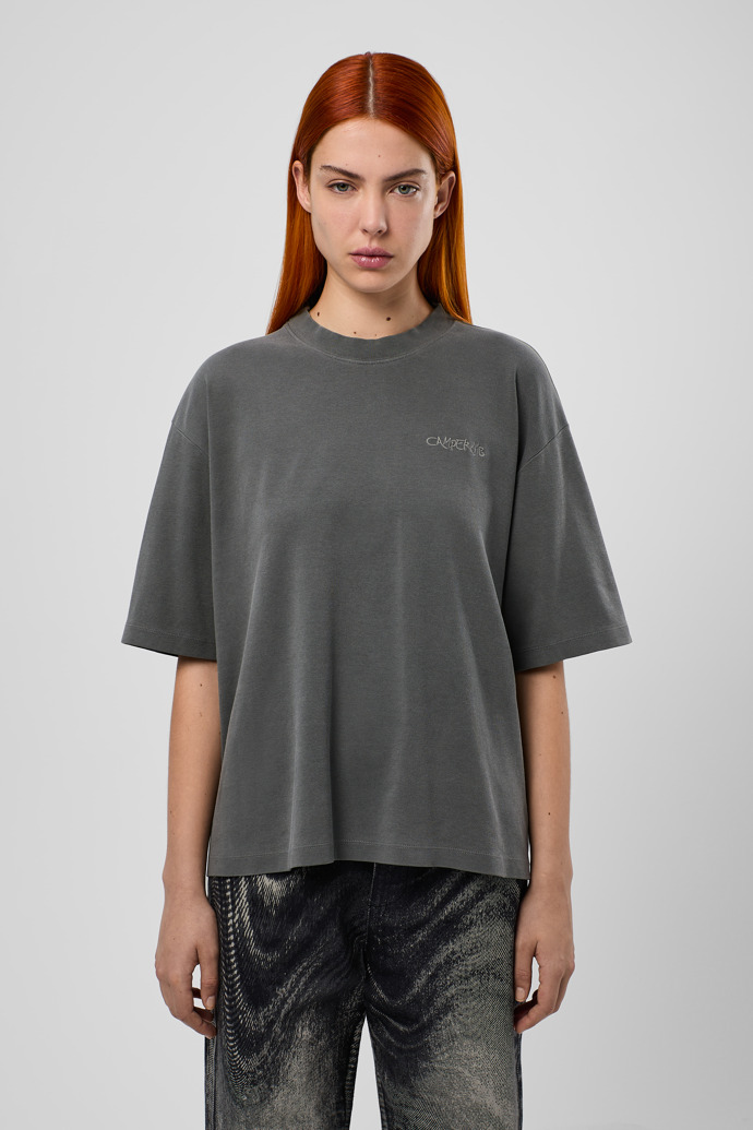 T-Shirt Gray Cotton T-shirt