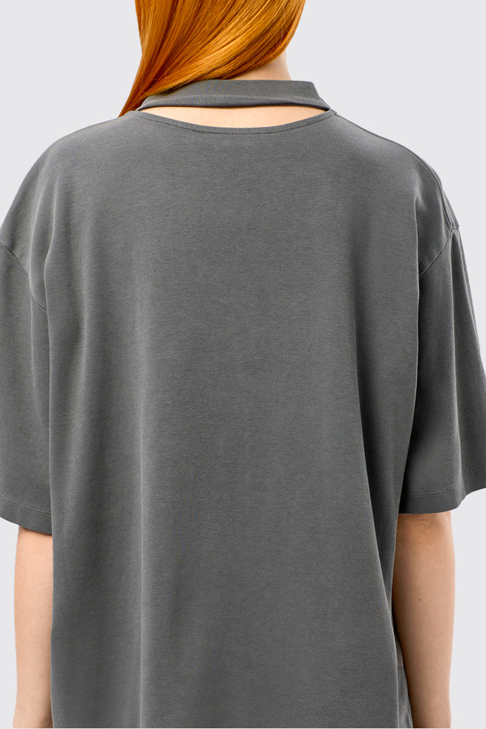 T-Shirt Gray Cotton T-shirt