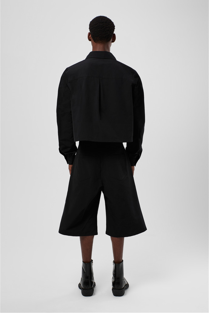 Tech shorts Black Cotton/Nylon Shorts