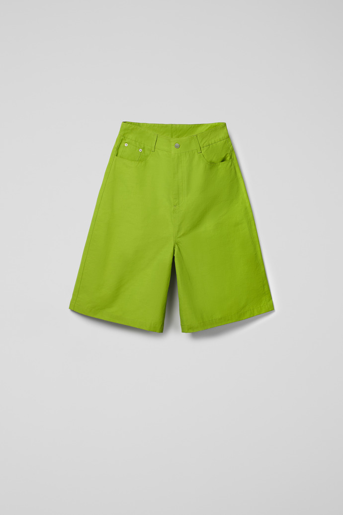 Tech Shorts Grüne Shorts aus Baumwolle/Nylon