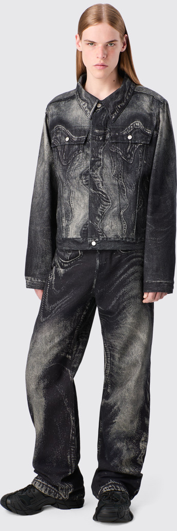 CAMPERLAB DENIM Siyah-Gri Denim Ceket