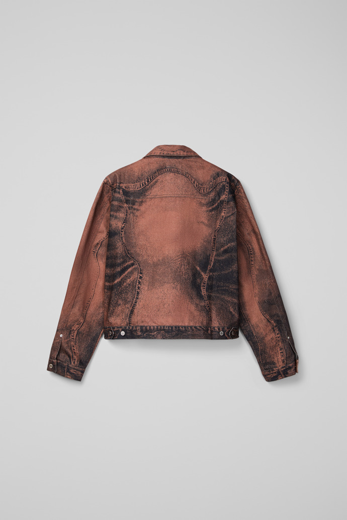 CAMPERLAB DENIM Veste en denim marron-noir