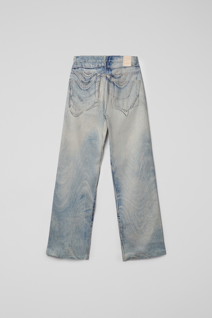 Back view of Denim Jeans Blue Denim Jeans