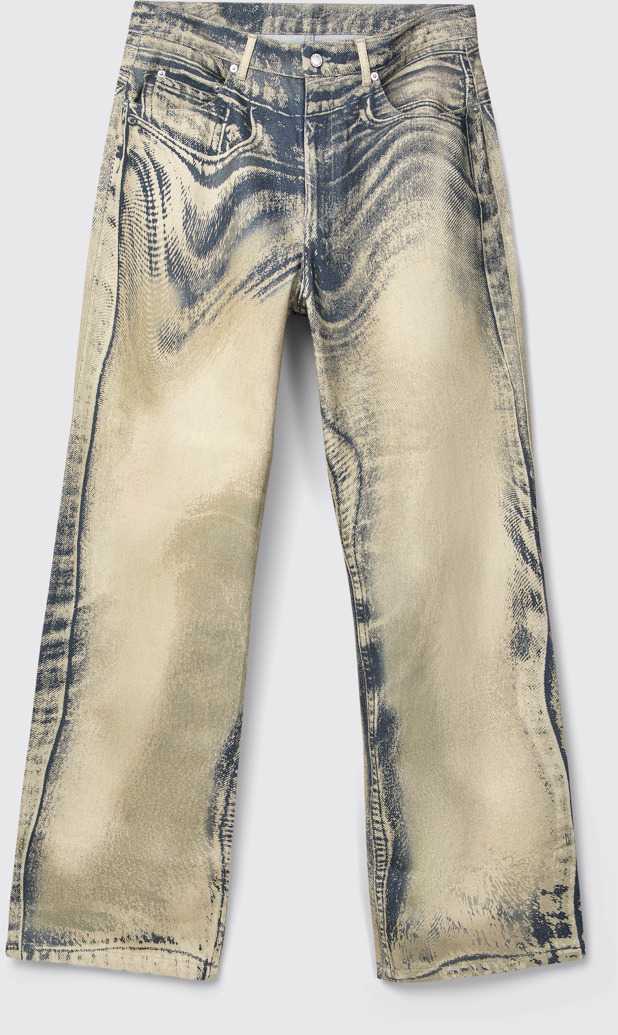 Side view of CAMPERLAB DENIM Sand-black Denim Jeans