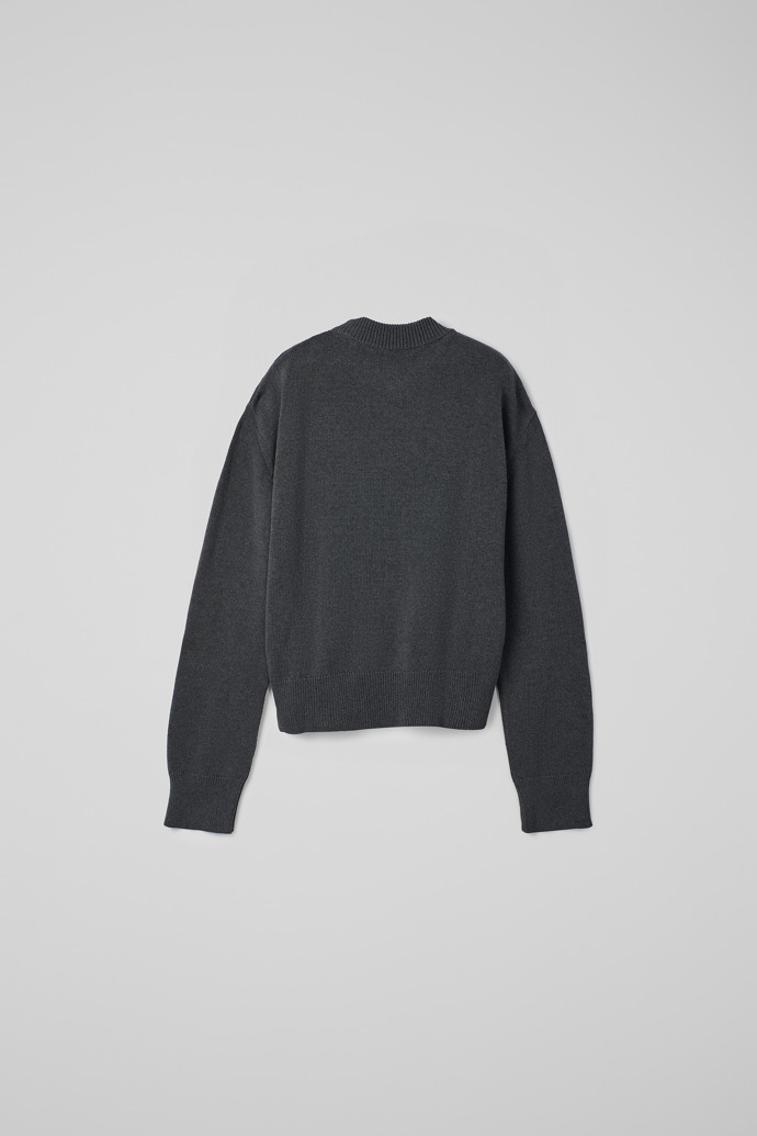 Melange Knit Sweater Strickpulli grau meliert