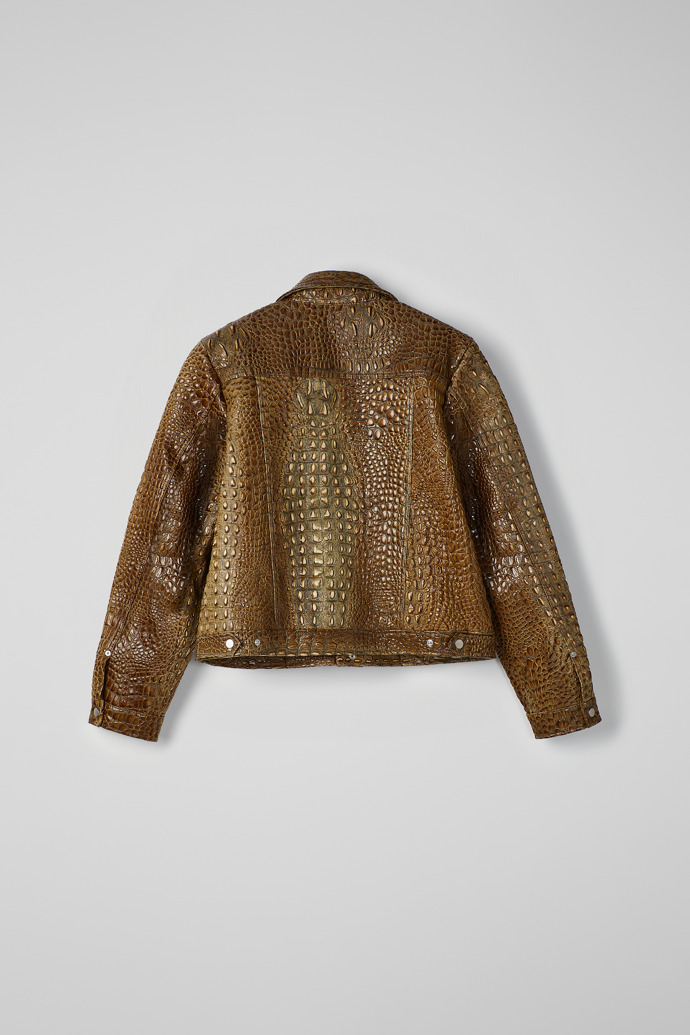Leather Jacket Giacca marrone in pelle