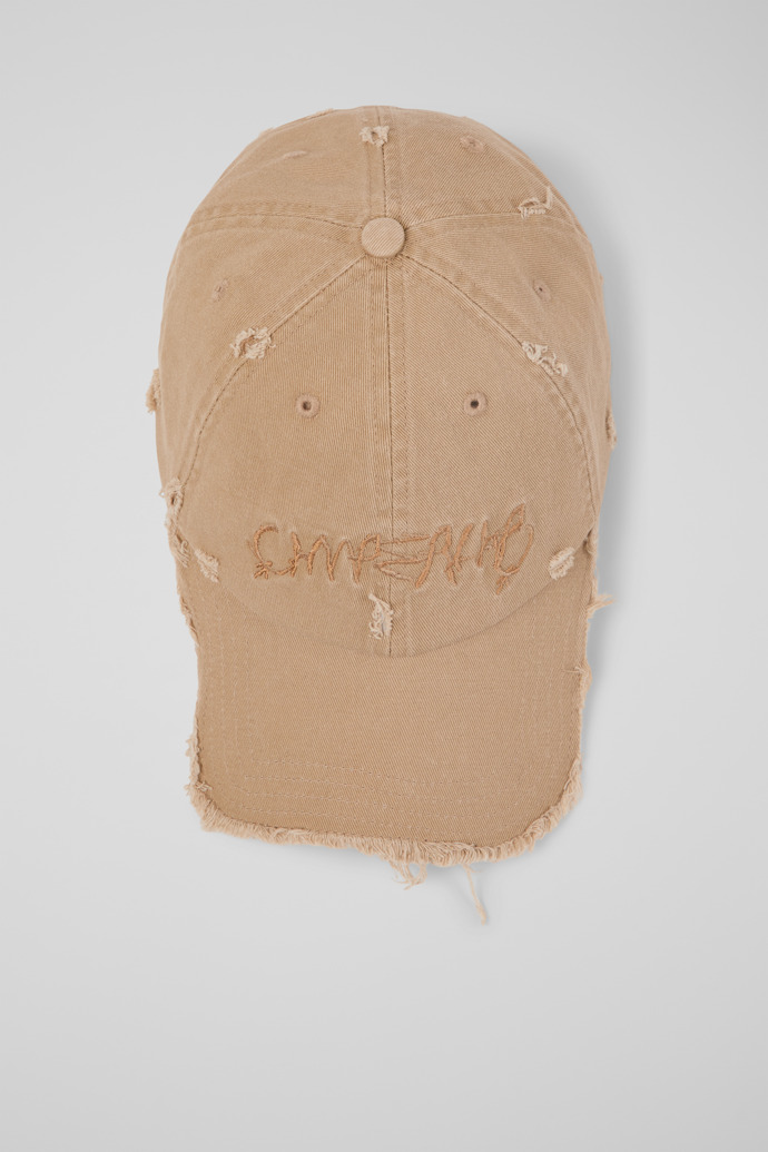 CAMPERLAB CAP Casquette délavée beige dégradé
