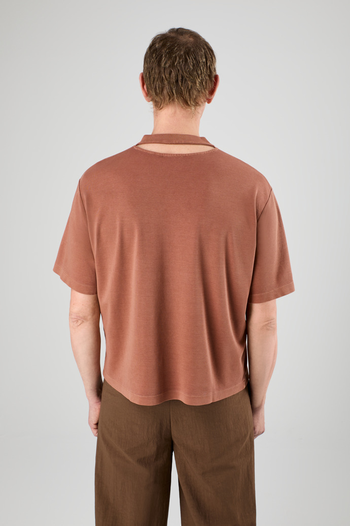 T-Shirt Terracotta Mineral Dye Boxy T-Shirt