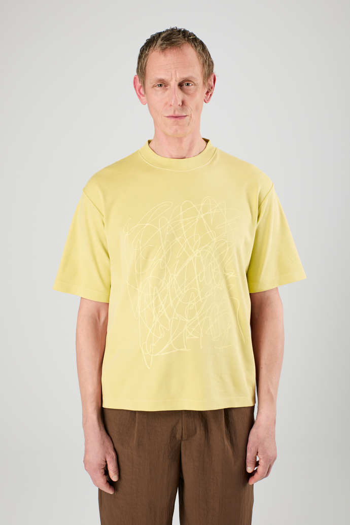 T-Shirt Yellow Mineral Dye Boxy T-Shirt