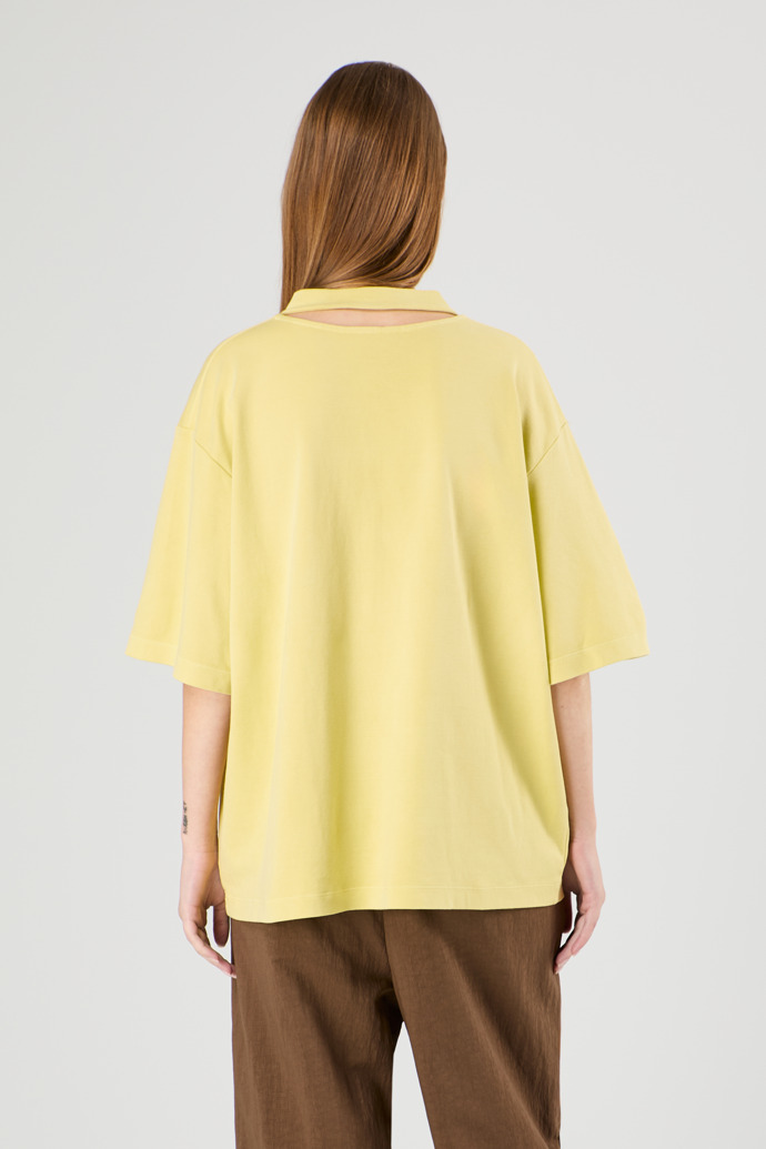 T-Shirt Yellow Mineral Dye Boxy T-Shirt