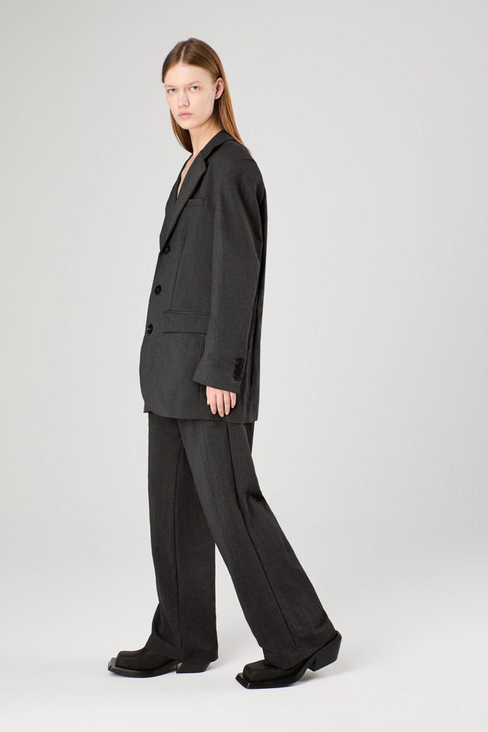 Tailored Blazer Black Technical Suit Blazer
