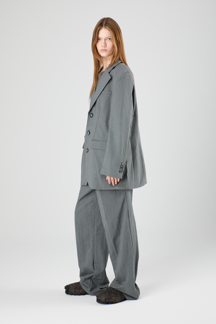 Tailored Blazer Gray ECONYL® Suit Blazer