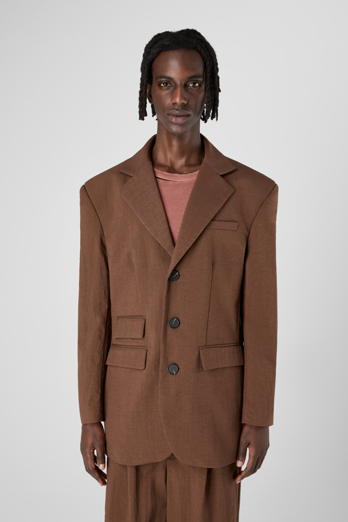 Tailored Blazer Brown ECONYL® Suit Blazer