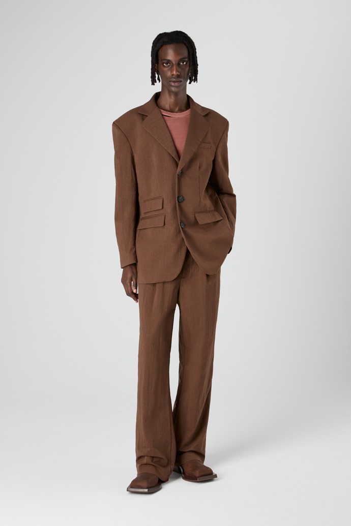 Tailored Blazer Brown ECONYL® Suit Blazer