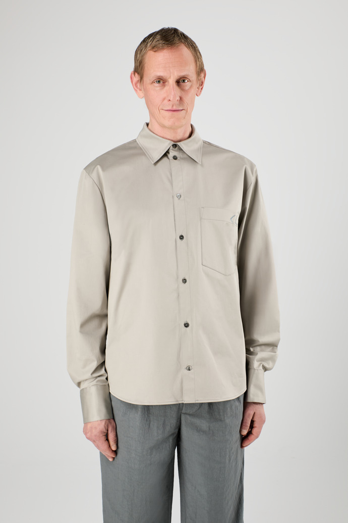 Cotton Shirt Gray Cotton Shirt