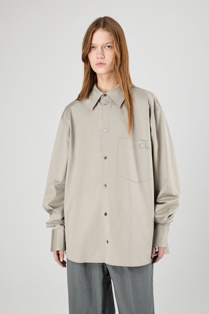 Cotton Shirt Gray Cotton Shirt