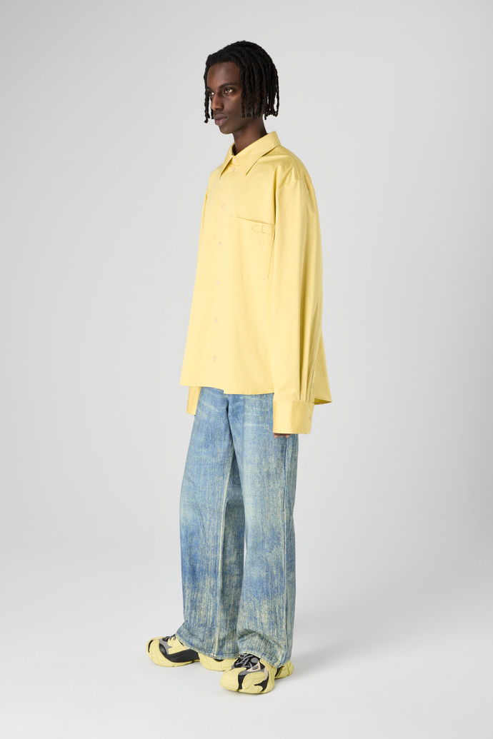 Cotton Shirt Yellow Cotton Shirt