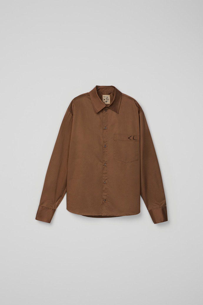 Cotton Shirt Camisa de algodón marrón
