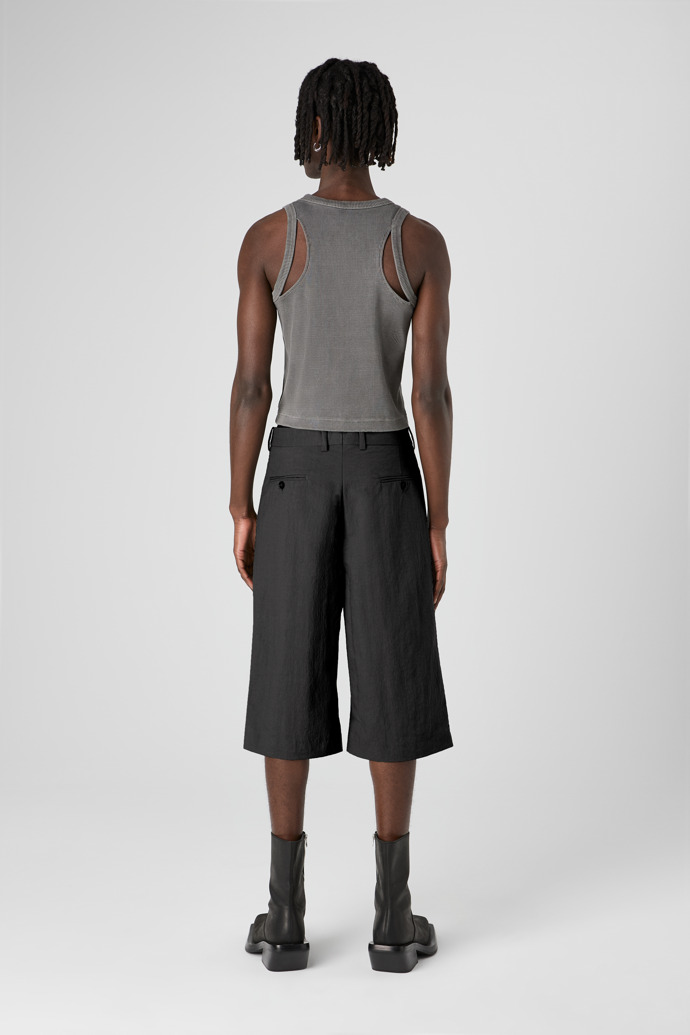 Tailored Shorts Pantalons curts de vestir tècnics de color negre