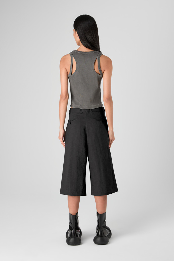 Tailored Shorts Black Technical Suit Shorts